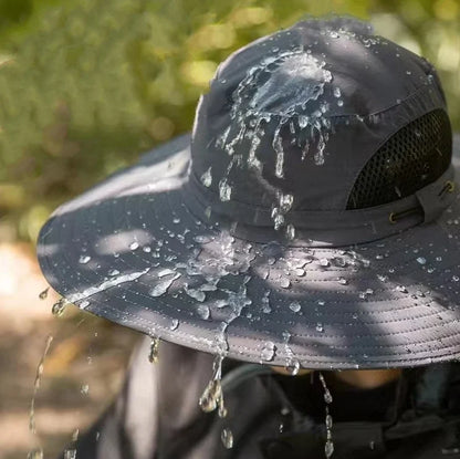 Outdoor Sun Hat With Solar Fan