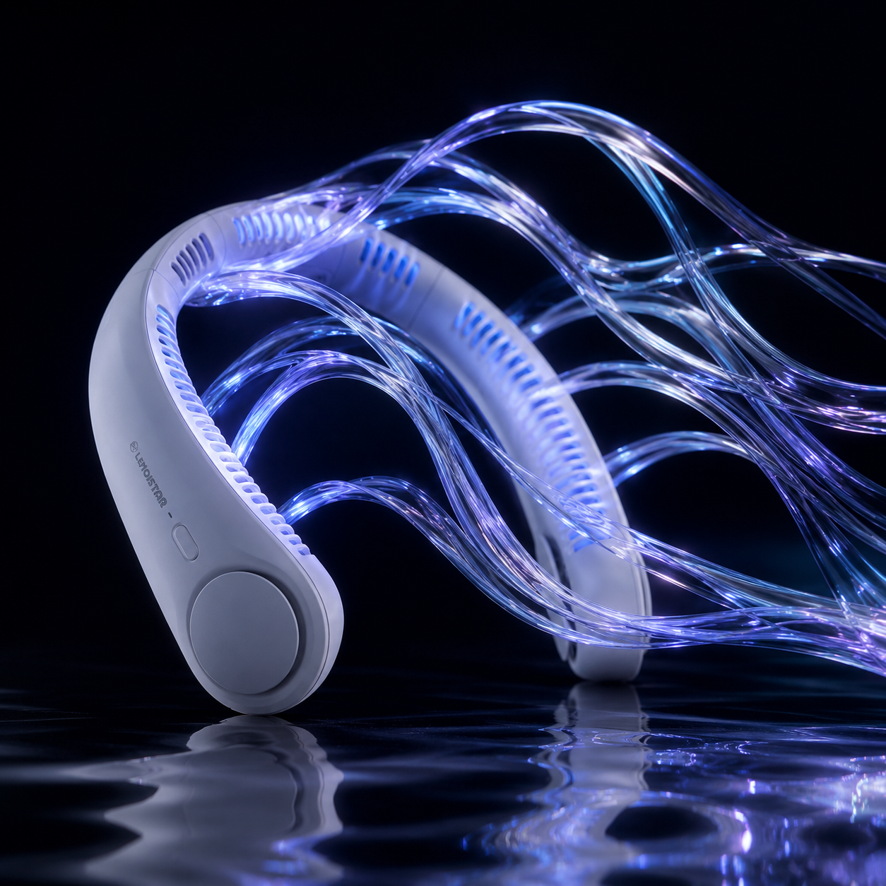 NeckBreeze™ 2.0 Elite | Portable Bladeless Neck Fan — Hands-Free TurboFlow Series